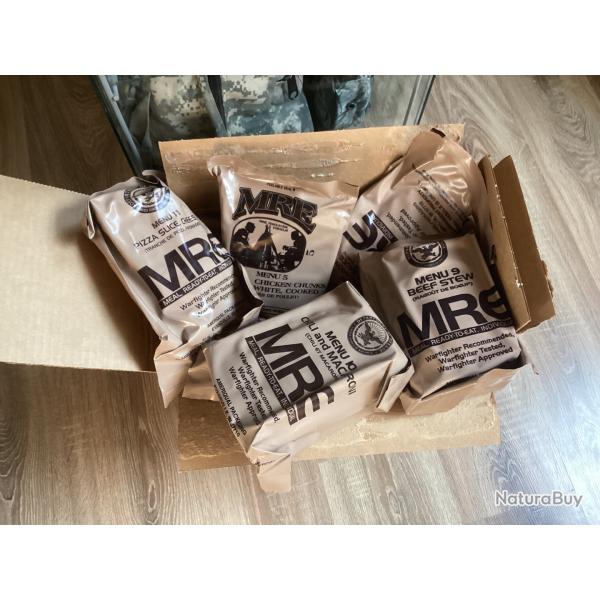 Lot de 4 Rations de combat MRE us army .DLC 10/2026