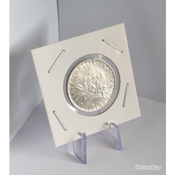 De Qualit� : 2 Francs Argent Semeuse 1910