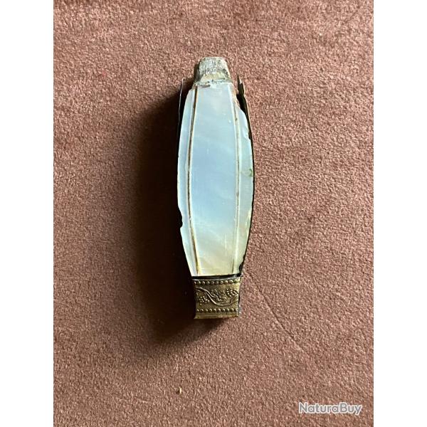 Epave poign�e pour dague d'officier de marine epoque Restauration