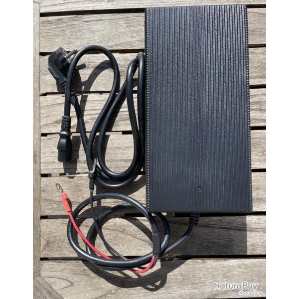 Bat4boat Chargeur 10A pour batterie 48V LiFePo4 cosses M8