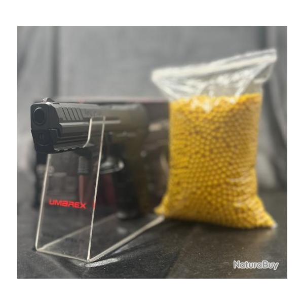 PACK PR�T A TIRER PISTOLET "HECKLER&KOCH P30" - Cal BBS 6MM - ELECTRIC - FULL AUTO