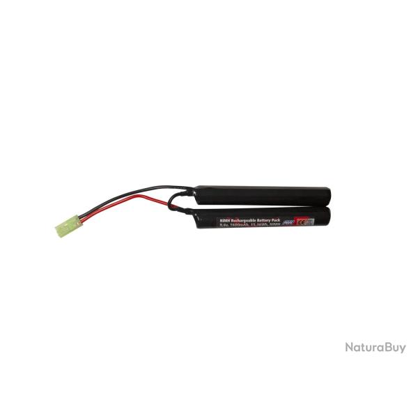 BATTERIE NIMH 9.6V 1600 MAH 2 STICKS "ASG"