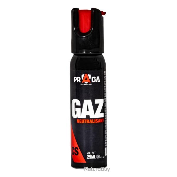 BOMBE GAZ CS 25ML "PRAGA"