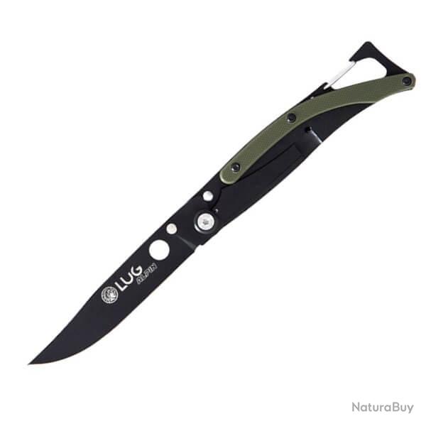 LUSP1TK Couteau pliant LUG "Alpin Titanium" manche G10 couleur kaki