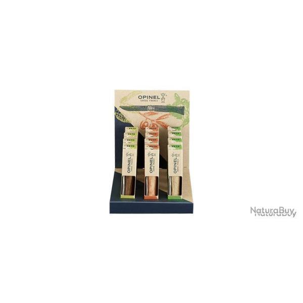 Pr�sentoirs Opinel - OP002435 - Bo�te pr�sentoir N�09 3 essences x 4