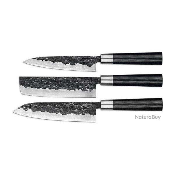 BLACKSMITH Coffret 3 couteaux - R�f: SMSBL0220