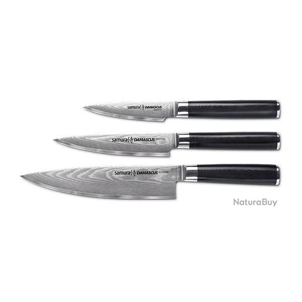 DAMASCUS Coffret 3 couteaux - R�f: SMSD0230
