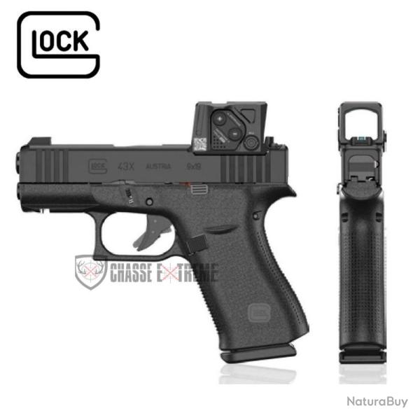 Pistolet GLOCK 43X A-Cut Coa Combo Cal 9x19 mm