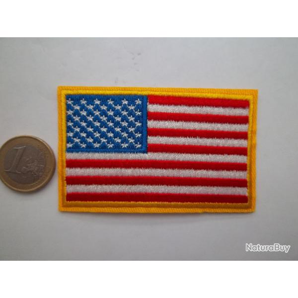 drapeau thermocollant Amricain 8 X 5 insigne tissu U.S