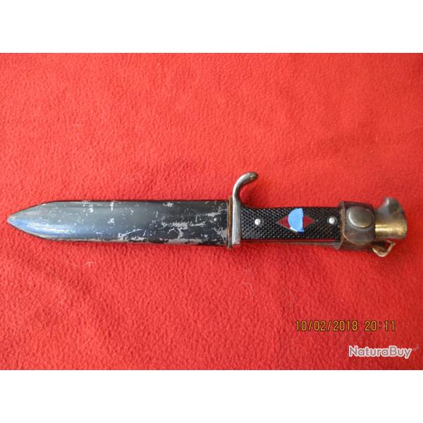 poignard hj marquage lame tbe  ww2