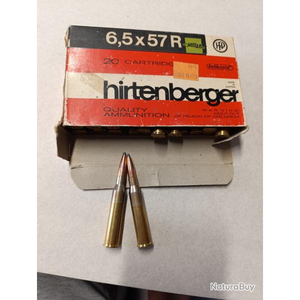 balle calibre 6,5 x 57 r