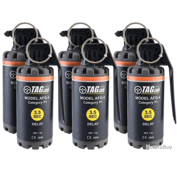 PACK 6 GRENADES AFG 4 FRAG 3.5 SEC