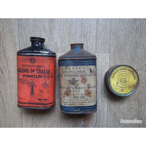 lot boites vides !!!!! vintage chasse collection