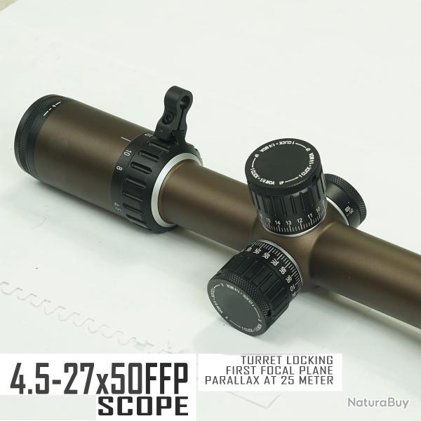 4.5-27x50 FFP-  -**NOIR Paiement en 3 ou 4 fois - LIVRAISON GRATUITE !