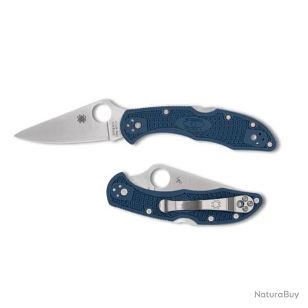 SPY C11PCBL Couteau pliant Spyderco Delica 4 FRN bleu