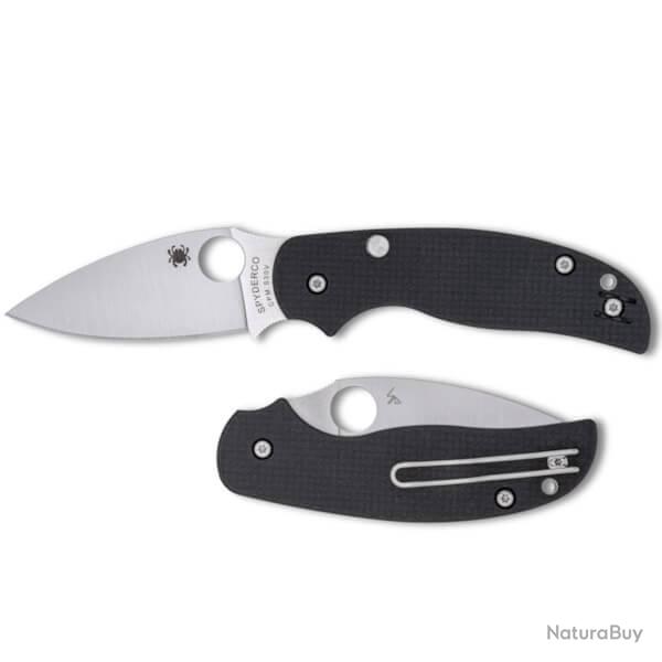 SPY C123CFBCLP couteau pliant Spyderco SAGE 6 G10/fibre de carbone