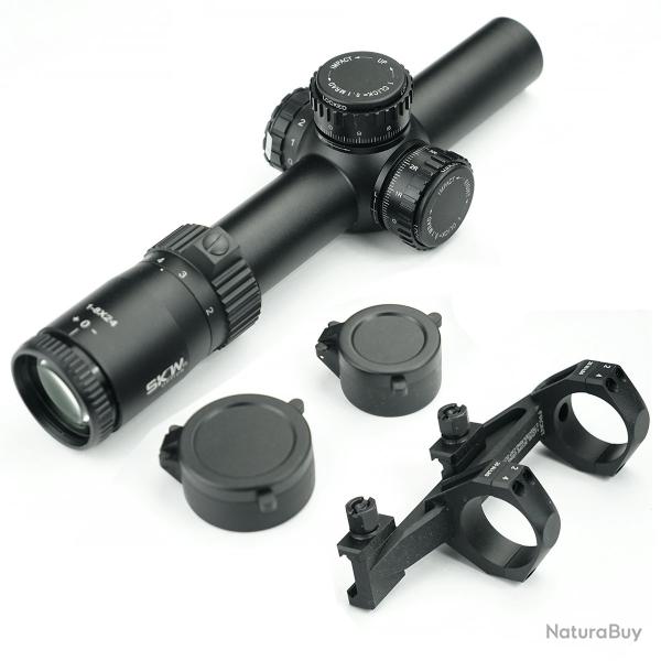 Lunette de vis�e Compact 1-8x24 FFP -SCOPE AND MOUNTS Paiement en 3 ou 4 fois - LIVRAISON GRATUITE !