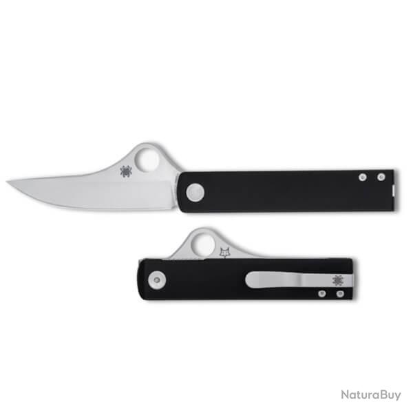 SPY C272ALBKP Couteau pliant Spyderco Essenza manche aluminium