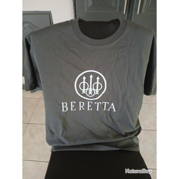 T shirt gris beretta taille L