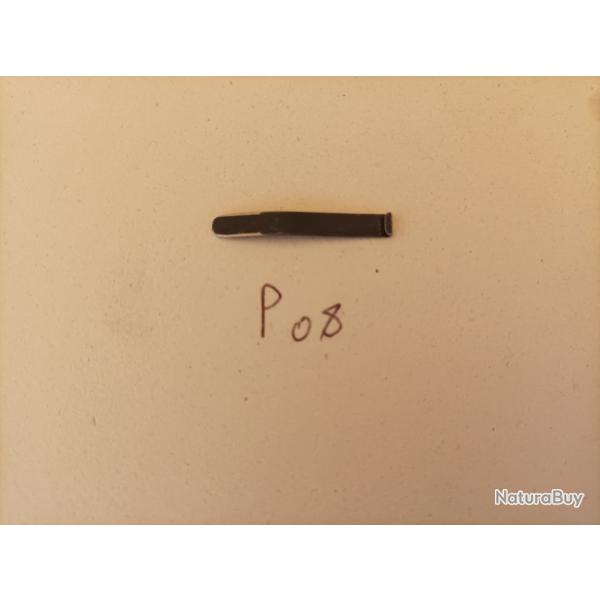 RESSORT DE RAPPEL DE BARRE DE DETENTE POUR LUGER P 08 , LIVRAISON GRATUITE