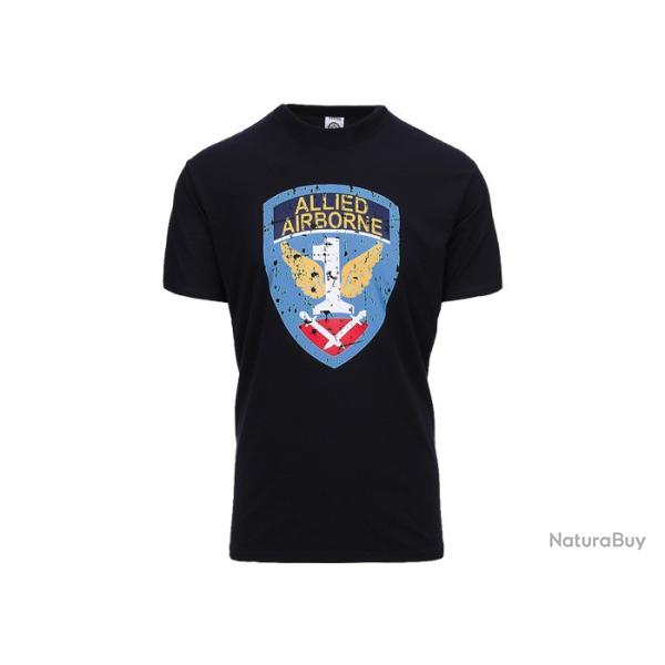 T-shirt Allied Airborne Coloris Noir