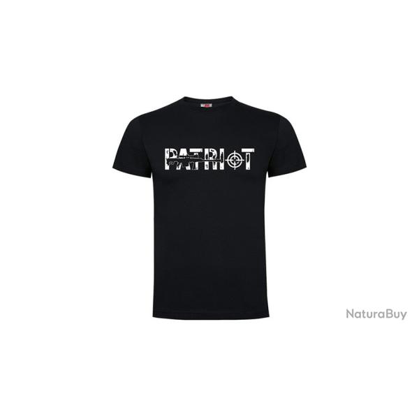 Tshirt Patriot Coloris noir