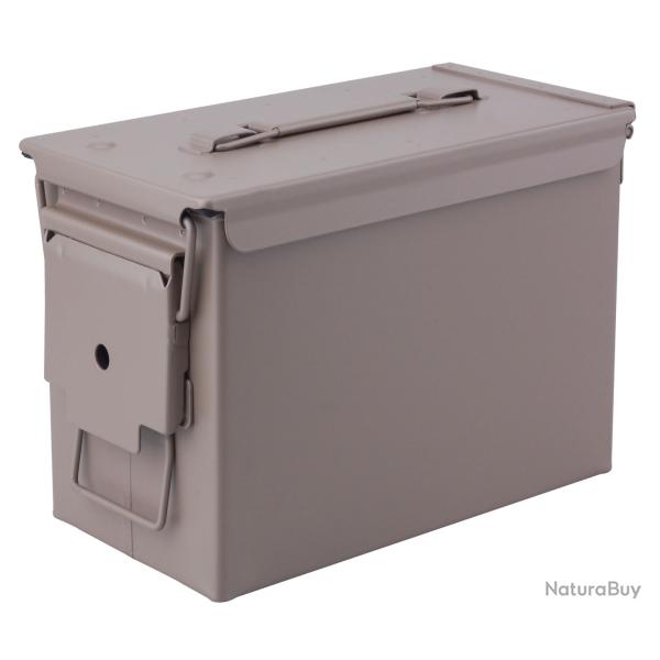 Caisse munition M�tal cal.50 TAN 33X18X23 cm