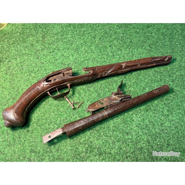 PISTOLET  D'�POQUE  18 �ME  A RESTAURER
