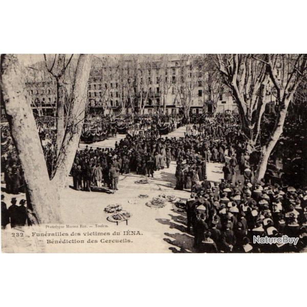 CPA - Marine Militaire - Catastrophe du " IENA " -Benediction des Cercueills -N�3014