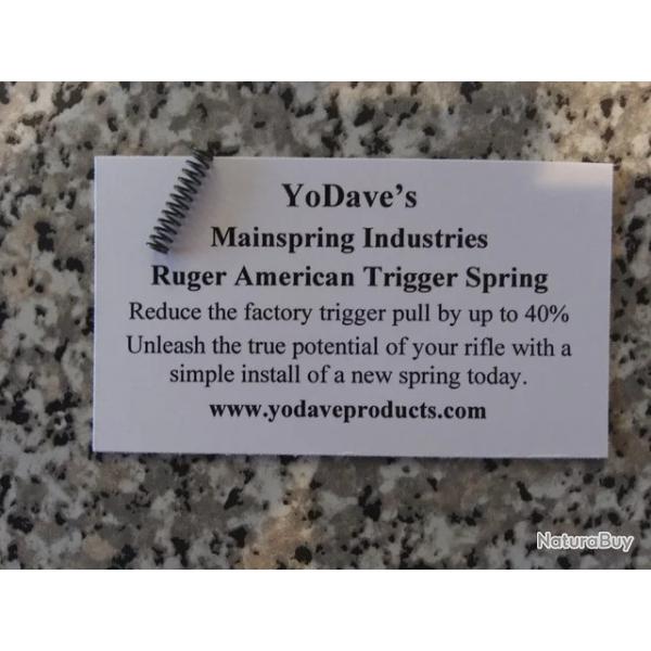 Ressort de d�tente YoDave pour Browning Ruger American