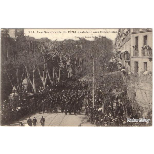 CPA - Marine Militaire - Les Survivants du " IENA " assistant aux fun�railles -N�3113