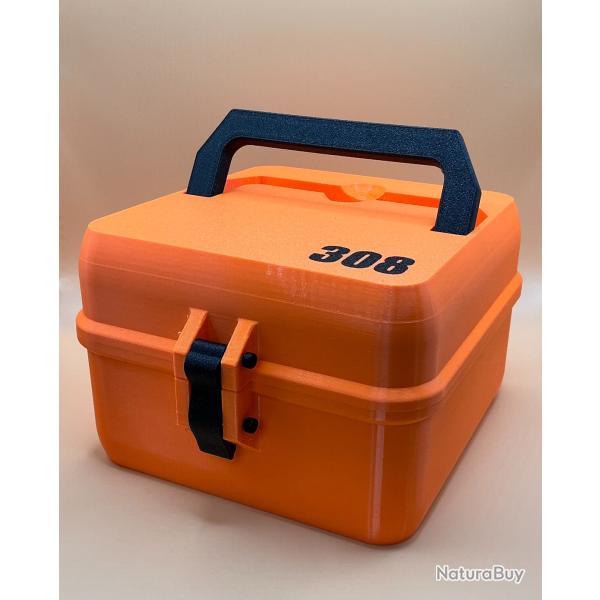 Bo�te de transport de munitions 30-06, 7x64, 308W, 8x57...(x100)