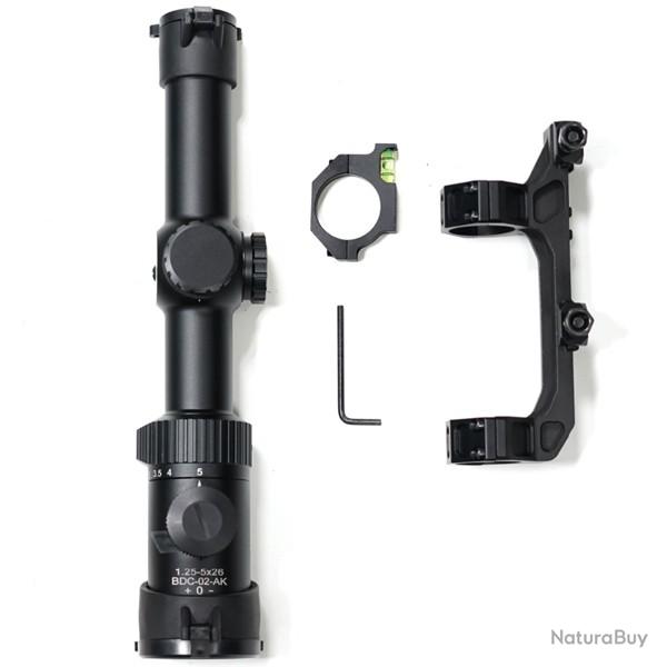 Lunette de vise SKWoptics Compact 1.25-5x26A -**stand Paiement en 3 ou 4 fois -