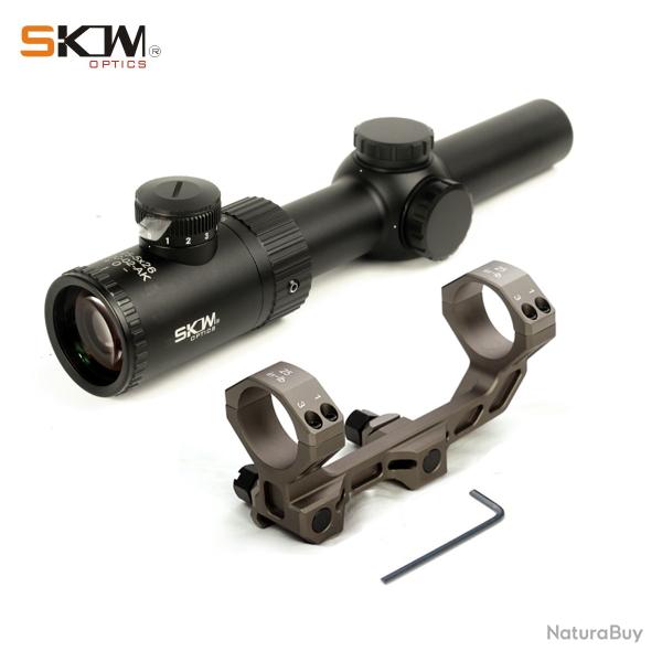 Lunette de vise SKWoptics Compact 1.25-5x26A -**stand and SI Paiement en 3 ou 4 fois -