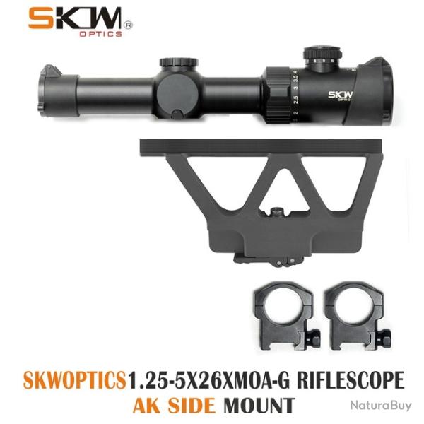 Lunette de vise SKWoptics Compact 1.25-5x26A -**stand and M Paiement en 3 ou 4 fois -