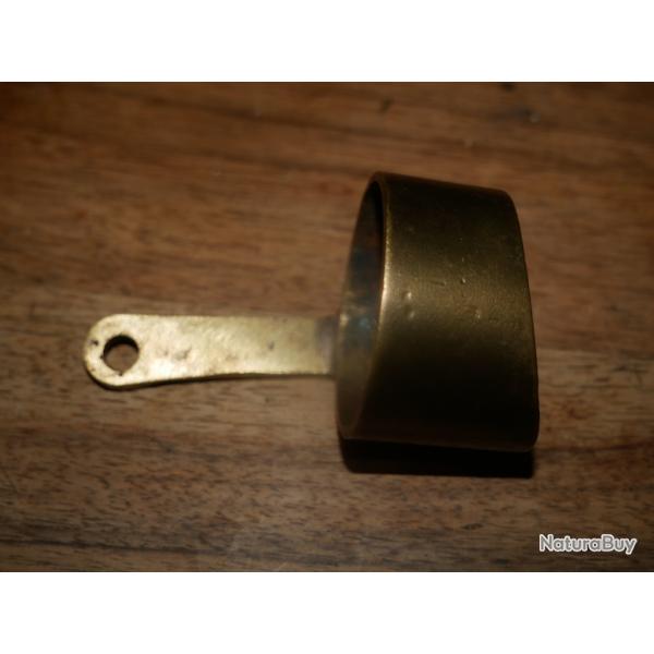 Embouchoir en laiton de pistolet � silex An XIII