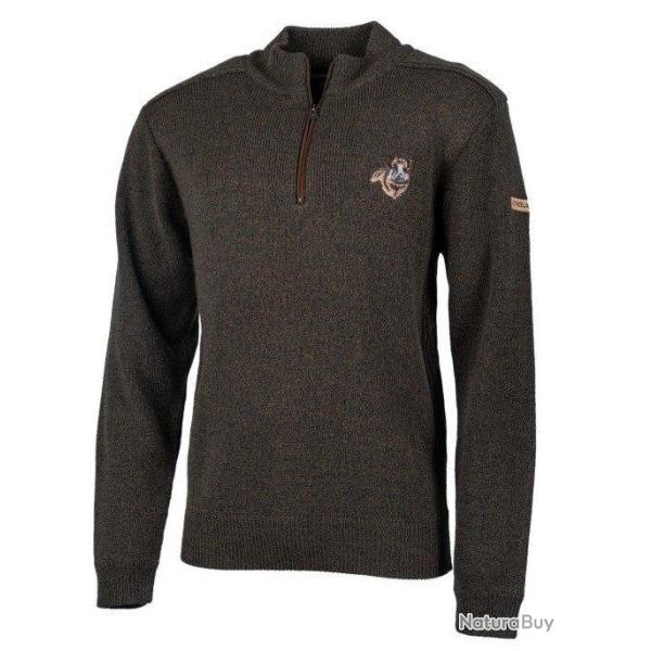 Pull col zipp� sanglier TREELAND