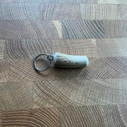Porte clef bois de cerf 2