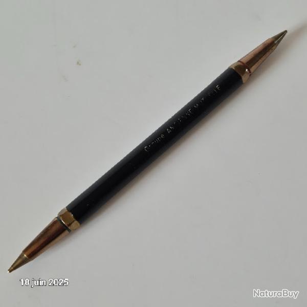 Stylo publicitaire des ann�es 50-60, groupe ancienne assurance, avec 2 couleurs