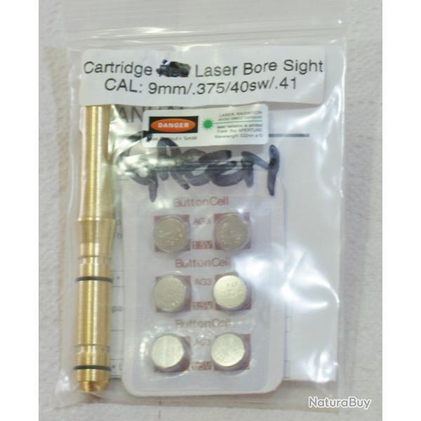 Douille de r�glage Laser VERT Cal.  9mm-375-40SW-41
