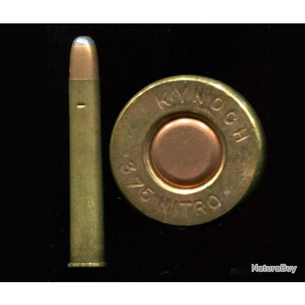 .375 N2 Nitro Flanged - 2. 1/2 case"' - Kynoch - balle cuivre pointe arrondie