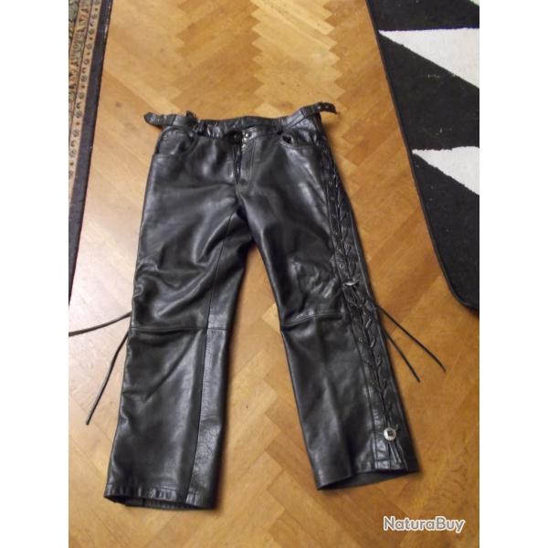 Pantalon Cuir MOTO Biker   #2