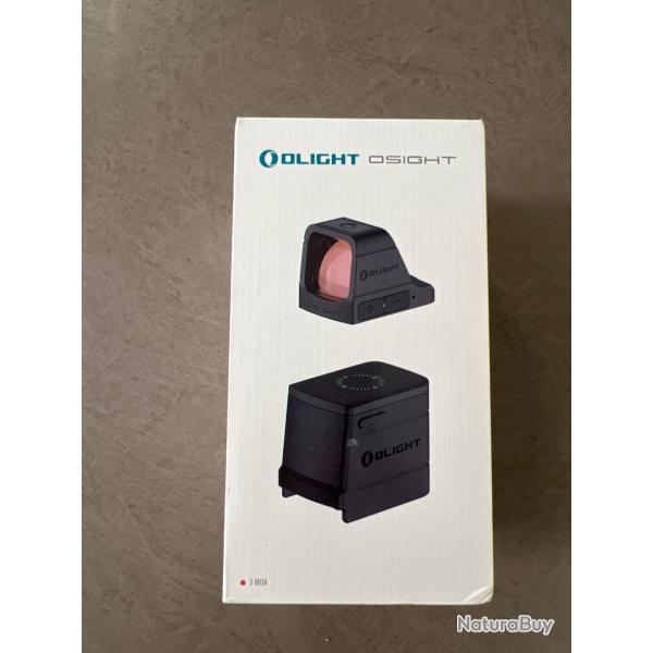 Olight Osight viseur point rouge 3 MOA rechargeable Couleur noir
