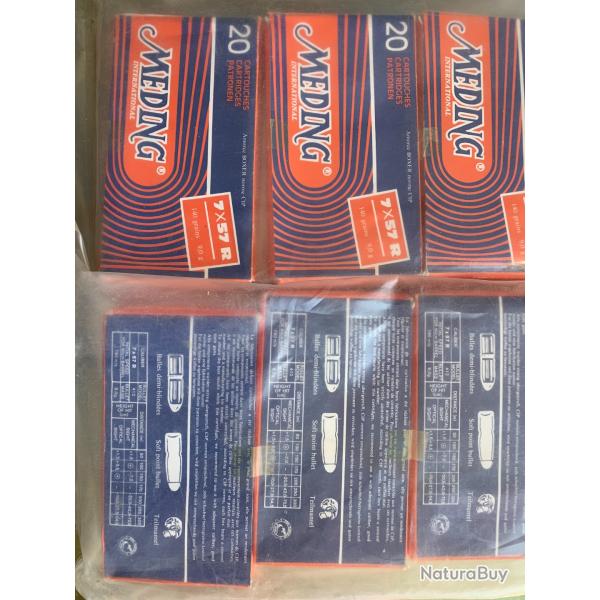 BALLES 7X57R 140 GRAINS 9.0GR