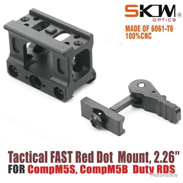 Support de point rouge DulFast, rail Picatinny de 21mm -**MOUNT and QD LEVER- LIVRAISON GRATUITE !!
