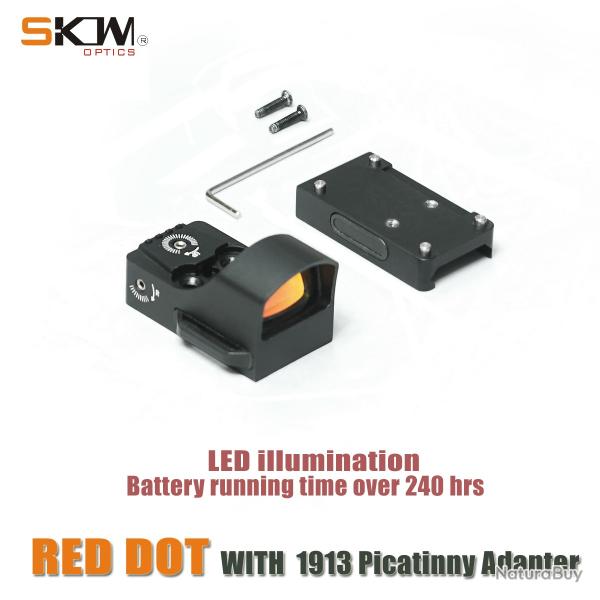 Lunette de vis�e DULAK, 3 points rouges MOA- LIVRAISON GRATUITE !!