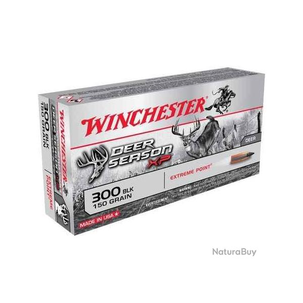 WINCHESTER Balles de chasse Extreme point - par boite de 20  300 BLACKOUT   150Gr