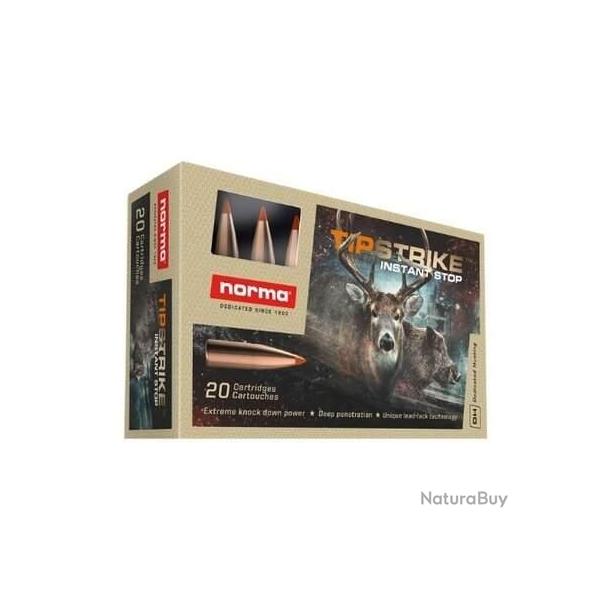 NORMA Balles de chasse Tipstrike - par boite de 20  7-08 REMINGTON   160Gr