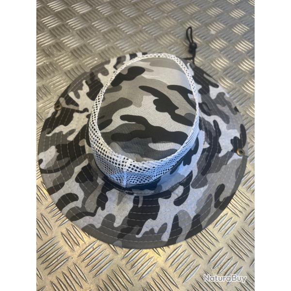 chapeau camouflage protection solaire maille respirante p�che chasse randonn�e jungle camping