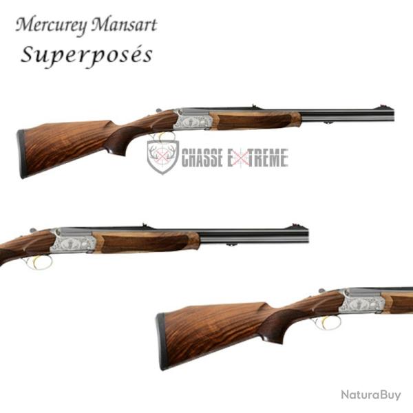 Fusil MERCUREY MANSART Express Classic Superpos� 55cm Cal 9,3x74R